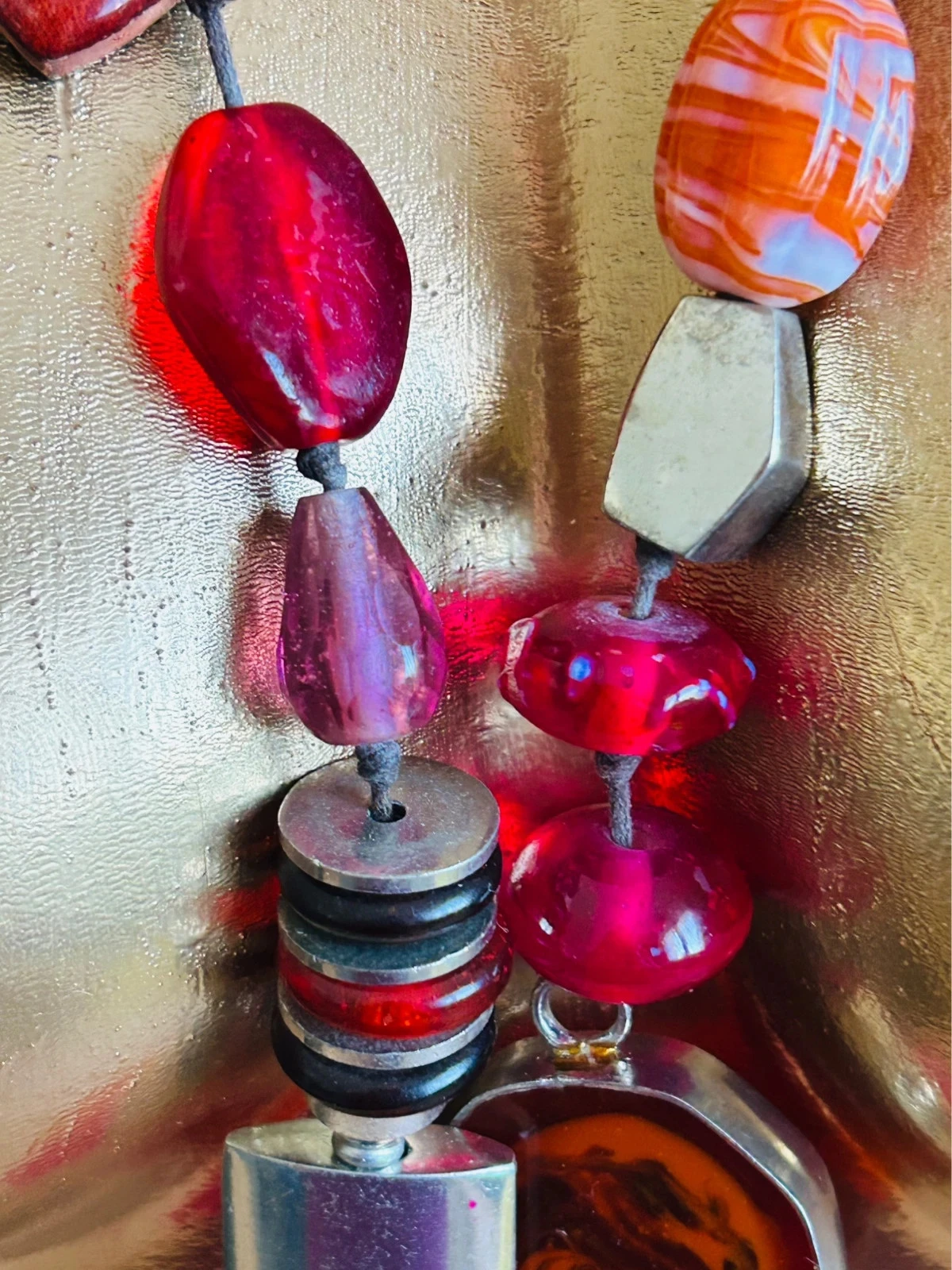 Oude ketting in de stijl van de jaren 80 – photo 5